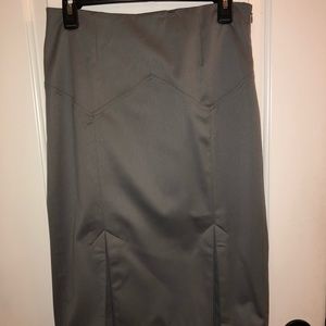 Body By Victoria Gray Pencil Skirt